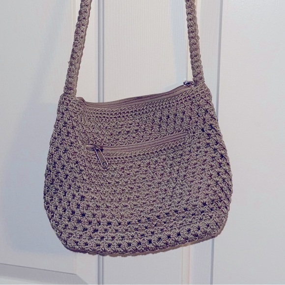 Lina Brown Woven Shoulder Bag - Picture 2 of 3